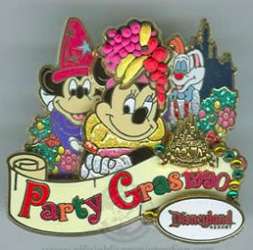 'Magical Milestones: A Pin Celebration - 1990 - Party Gras Parade Debuts - DLR'