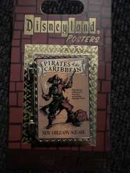 Disneyland Hinged Attraction Posters - Pirates of the Caribbean - DLR