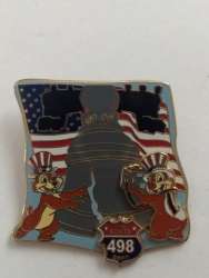 34038 - Pin Route 498 Pin Celebration 2005 - Chip 'n' Dale Celebrate America - Walt Disney World alternate image