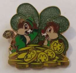 2010 - Chip and Dale with Pile of Gold Coins