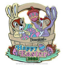 'Easter 2008 - Chip and Dale Bunny Easter Basket - Free-D Acorn - DLR'
