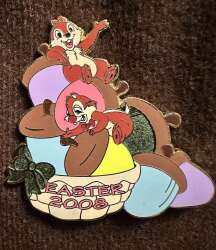 31587 - Easter 2008 - Chip and Dale Acorn Easter Basket - Disney Studio Store Hollywood / Soda Fountain alternate image