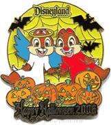 'Halloween 2006 - Chip and Dale as Angel and Devil Pin-on-Pin - DLR'