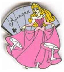 5293 - Cast Lanyard Series III - Princess Fans - Aurora Only - Disneyland Resort alternate image