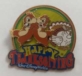 31659 - Happy Thanksgiving 2007 - Chip and Dale - Walt Disney World alternate image