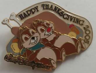 Chip and Dale - Happy Thanksgiving 2005 WDW