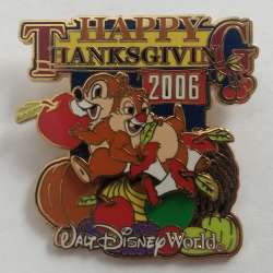 31668 - Thanksgiving - Happy Thanksgiving 2006 - Chip & Dale - Walt Disney World alternate image