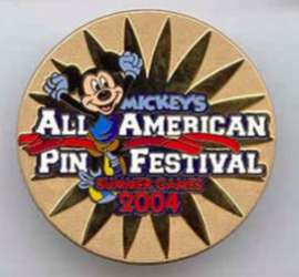 Mickey's All American Pin Festival Summer Games 2004