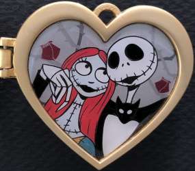 Jack Skellington and Sally Locket Completer Pin