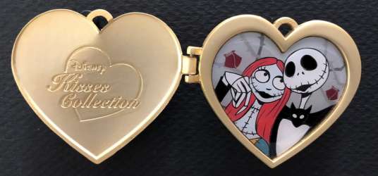 15934 - Disney Kisses Collection - Jack Skellington and Sally Locket Completer Pin - Disneyland Resort alternate image
