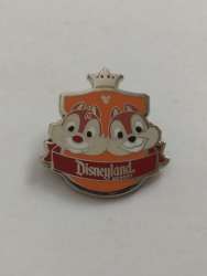 2012 Hidden Mickey - Crest Collection - Chip &amp; Dale - Completer - DLR