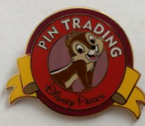 31749 - Keep On Pin Trading Disney Parks Logo Mystery Collection - Chip (Full Colour) alternate image