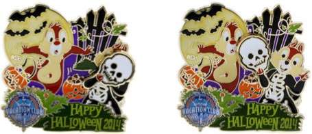 Halloween 2014 - Happy Halloween — Chip and Dale with Skeleton Mask Slider - DVC