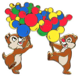 'Mickey's Toontown of Pin Trading - Event Gift Boxed Set — Chip and Dale ONLY - WDW'