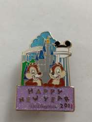 31833 - New Year's Eve/Day - Happy New Year 2011 - Chip & Dale - Walt Disney World alternate image