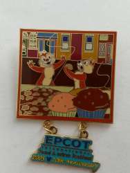 31839 - EPCOT International Food & Wine Festival 2005 - Chip & Dale Having Dessert - Passholder Exclusive - Walt Disney World alternate image