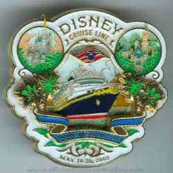 'Disney Cruise Line Destinations: Panama Canal Crossing 2005 - Logo with Cinderella Castle and Sleeping Beauty Castle - DCL'