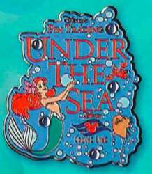 20812 - Pin Trading Under the Sea Pin Event - Ariel Logo - Disney Cruise Line alternate image