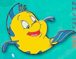 Pin Trading Under the Sea Pin Event: Pursuit - Flounder - DCL