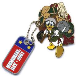 2001 - Army Donald Duck and Dog Tag