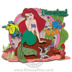 'Featured Artist Collection - Jo Ling Yap - Ariel, Sebastian &amp; Flounder - DLR'