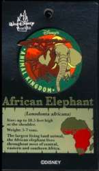 12759 - Animal Kingdom Pin Celebration 2001 - Safari Animals - Elephant at Sunset - Walt Disney World alternate image