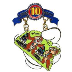 'Disney Pin Trading 10th Anniversary: Decade of Magical Trades - Chip and Dale (Wanna Trade?) - WDW'