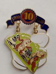 32496 - Disney Pin Trading 10th Anniversary: Decade of Magical Trades - Chip and Dale (Wanna Trade?) - Walt Disney World alternate image