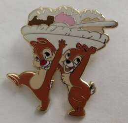 Chip and Dale Carrying a Sundae