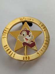 32552 - Soda fountain stars spinner - Chip dale - Disney Studio Store Hollywood / Soda Fountain alternate image