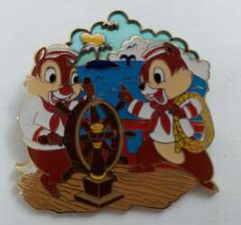 Sailor Chip and Dale on Deck of Ship