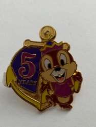 5th Anniversary - Anchor - Chip
