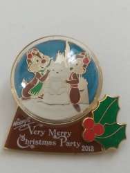 86 - Mickey's Very Merry Christmas Party (MVMCP) 2013 - Chip & Dale Snow Globe - Walt Disney World alternate image