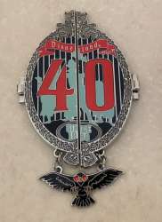 7481 - Haunted Mansion O'Pin House - Haunted Mansion 40th Anniversary Hinged Raven Dangle - Disneyland Resort alternate image