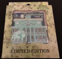 9377 - Haunted Mansion O'Pin House - Haunted Mansion Facade Hinged Pin - Disneyland Resort alternate image