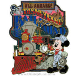 'Featured Artist Collection - Tyler Dumas - Disneyland Railroad - Mickey Mouse - DLR'