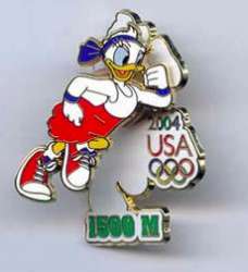 6690 - Decathlon Series Pin Pursuit - USA Olympic Daisy Duck 1500M - Walt Disney World alternate image