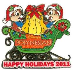 'Resort Holiday Collection 2011: Sleighs - Polynesian - Chip &amp; Dale - WDW'