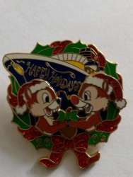 33184 - Christmas 2006 - Happy Holiday Chip n’ Dale Wreath - Disney Cruise Line alternate image