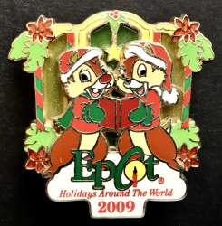 33188 - EPCOT Holidays Around the World 2009 - Chip & Dale (DVC Exclusive) - Walt Disney World alternate image