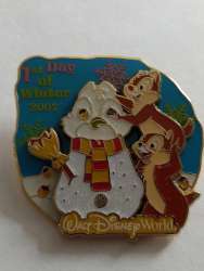 33204 - Disney Parks Seasons - Winter - Chip & Dale First Day of Winter 2007 - Walt Disney World alternate image