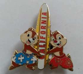 33241 - California Surfboard Series - Chip 'n' Dale - Disney Studio Store Hollywood / Soda Fountain alternate image