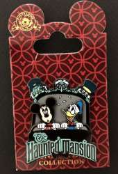 Haunted Mansion - Mickey and Donald Duck in Doombuggy with Hitchhiking Ghosts - MLT