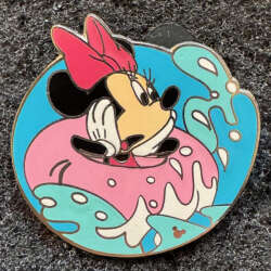 '2007 Hidden Mickey - Characters in Inner Tubes - Minnie Mouse - WDW'