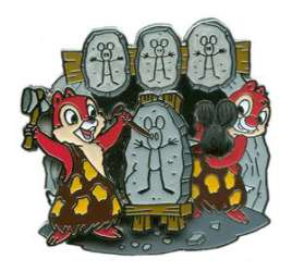 33502 - The Museum of Pin-tiquities - Disney Pin Celebration 2009 - Ancient Pin Makers - Chip & Dale - Walt Disney World alternate image