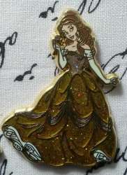 444 - Princess Glitter Pins - Belle alternate image