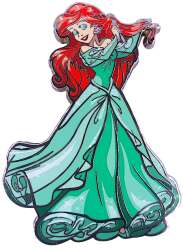 Ariel in Green Dress #225