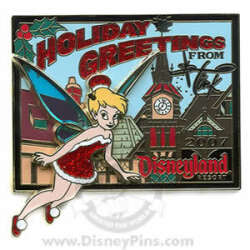 'Holiday Greetings Postcard 2007 - Tinker Bell - DLR'