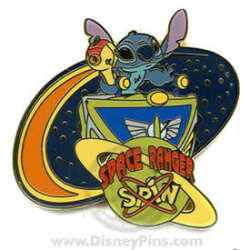 'Characters on Walt Disney World Attractions Mystery Collection - Space Ranger Spin Stitch - WDW'