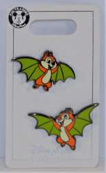 17905 - Halloween 2018 - Chip & Dale as Bats - 2 Pin Set alternate image